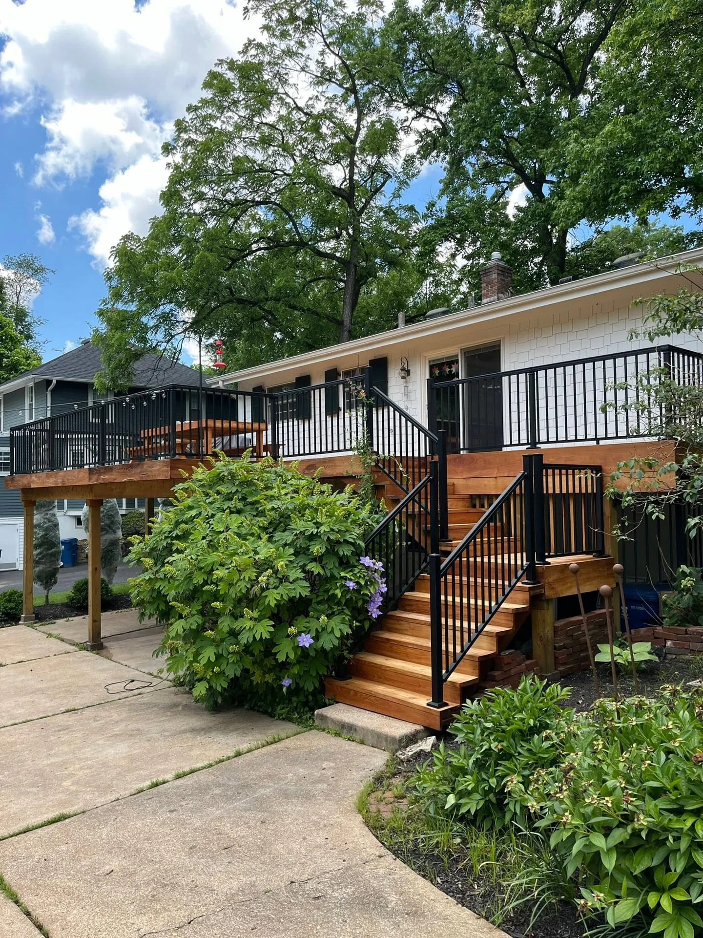 Elevated Deck & Stairs